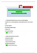 WGU C213 ACCOUNTING FOR DECISION MAKERS OBJECTIVE ASSESSMENT EXAM All Possible Questions and Answers &vert; 2025 Update