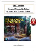 Personal Finance 9th Edition by keown Test Bank All 17 Chapters Covered&comma; Verified Latest Edition