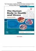 Test Bank The Human Body in Health and Illness &lpar;8TH Ed&rpar; Herlihy