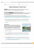 Gizmos exploration carbon cycle