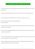 AORN Periop 101 Ending Test Study Guide question and answer 2025 all chapters