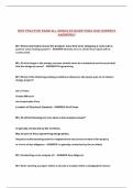 IDFX PRACTICE EXAM ALL MODULES QUESTIONS AND CORRECT ANSWERS&excl;&excl;