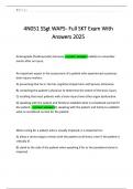 4N051 SSgt WAPS - Full SKT Exam With Answers 2025 
