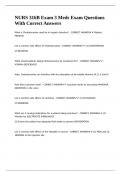 NURS 316B Exam 3 Meds Exam Questions With Correct Answers&period;