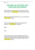 JKO SERE 100&period;2 POSTTEST 2025  QUESTIONS AND ANSWERS