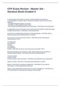 CFP Exam Review - Master Set - Handout Book-Graded A