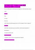 ACTION CPT - Trainer exam 2025&vert;Answered 100&percnt; Correctly