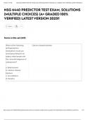 NSG 6440 PREDICTOR TEST EXAM&comma; SOLUTIONS &lpar;MULTIPLE CHOICES&rpar; &lpar;A&plus; GRADED 100&percnt; VERIFIED&rpar; LATEST VERSION 2025&excl;&excl;