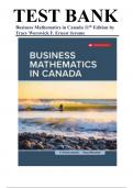 Solution Manual for Business Mathematics in Canada   11th Edition by F&period; Ernest Jerome