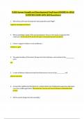 D202 Human Growth and Development Final Exam GRADED A&plus; WGU CERTIFIED EXAM 100&percnt; &lpar;200 Questions&rpar;