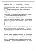 MBA 745 - MODULE 2 QUESTIONS & ANSWERS