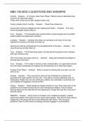 MBA-745 MOD 3 QUESTIONS AND ANSWERS