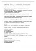 MBA 745 - MODULE 5 QUESTIONS AND ANSWERS