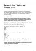 Paramedic Care&colon; Principles and Practice&comma; Trauma NEWEST 2025&sol;2026 ACTUAL EXAM COMPLETE QUESTIONS AND CORRECT DETAILED ANSWERS &lpar;VERIFIED ANSWERS&rpar; &vert;ALREADY GRADED A&plus;&vert;&vert;BRAND NEW&excl;&excl;