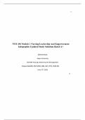 NUR 496 Module 3 Nursing Leadership And Empowerment Infographic Updated Study Solutions Rated A&plus;