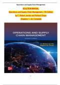 Solution Manual For Operations and Supply Chain Management&comma; 17th Edition by &lpar;F&period; Robert Jacobs&comma; 2024&rpar;&comma; Verified Chapters 1 - 22&comma; Complete Newest Version