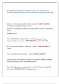 BCHM 4360 EXAM &lpar;CONTAIN 3 VERSIONS&rpar; EXAM 1&comma;2& 3 QUESTIONS AND  ANSWERS &lpar;VERIFIED AND WELL DETAILED ANSWERS&rpar; LATEST UPDATE 2025&sol;2026 