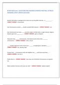   BCHM 4360 Exam 1 QUESTIONS AND ANSWERS &lpar;VERIFIED AND WELL DETAILED  ANSWERS&rpar; LATEST UPDATE 2025&sol;2026 