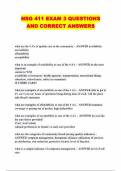 NSG 411 EXAM 3 QUESTIONS AND CORRECT ANSWERS