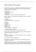 MBA 745 FINAL STUDY GUIDE