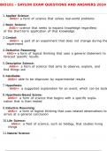BIO101 &ndash; Saylor Exam Questions and Answers 2024