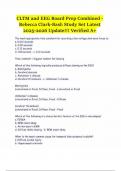 CLTM and EEG Board Prep Combined - Rebecca Clark-Bash Study Set Latest 2025-2026 Update&excl;&excl;&excl; Verified A&plus;