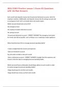 WGU D363 Practice Lesson 1 Exam 65 Questions with Verified Answers&comma;100&percnt;CORRECT