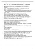 PNP 301 FINAL QUIZZES QUESTIONS & ANSWERS