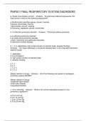 PNP301 FINAL RESPIRATORY SYSTEM DISORDERS