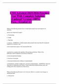 CWCA-Latest 2025&sol;2026 Practice Test With Complete Solution &lpar;Updated Version&rpar; 100&percnt; Pass&hellip;Graded A&plus;