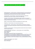 AP EURO EXAM STUDY GUIDE WITH COMPLETE SOLUTIONS &vert; GRADED A