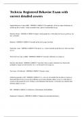 TECHNICIAN EXAMS WITH CORRECT ANSWERS PACKAGE DEAL