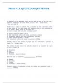 NR511-ALL QUIZ&sol;EXAM QUESTIONS