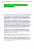 AP EURO FINAL EXAM QUESTIONS AND ANSWERS