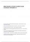 88M PHASE II STUDY GUIDE EXAM ALREADY GRADED A&plus;