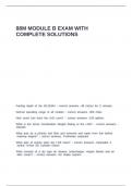 88M MODULE B EXAM WITH COMPLETE SOLUTIONS