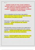 NURS207 &sol;NURS 207 FINAL EXAM CURRENTLY  TESTING COMPLETE ACCURATE EXAM QUESTIONS  WITH DETAILED VERIFIED ANSWERS &lpar;100&percnt;  CORRECT ANSWERS&rpar; AND RATIONALES &sol; ALREADY  GRADED A&plus;&sol; LATEST EXAM&excl;&excl;&excl;