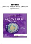 Test Bank – Communication in Nursing, 10th Edition by Julia Balzer Riley – All Chapters 1 to 30