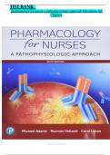  Pharmacology for Nurses&colon; A Pathophysiologic Approach &ndash; 6th Edition &ndash; Complete Test Bank with Chapter-Based Questions and Answersnursing pharmacology test bank michael adams 6th edition questionspathophysiologic approach quiz drug classifications mcqpharm