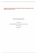 WGU E224 Task 1 &vert;Analysis of Health Disparities in Des Moines Subpopulations&vert; 2025 Update with complete solutions&period;