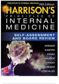 Test Bank For Harrison s principles of internal medicine self assessment and board review 19 Edition