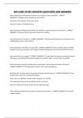 BPH CASE STUDY UPDATED QUESTIONS AND ANSWERS&period;