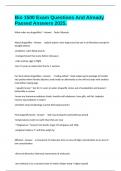 Bio 1500 Exam Questions And Already Passed Answers 2025&period;
