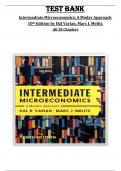 Test Bank &ndash; Intermediate Microeconomics&colon; A Modern Approach&comma; 10th Edition by Hal R&period; Varian & Marc J&period; Melitz &ndash; All 38 Chapters