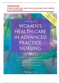 Women's Health Care in Advanced Practice Nursing 2nd Edition Test Bank ISBN-13 978-0826190017&vert; Ivy M&period; Alexander &vert; 100&percnt; Verified Answers &vert; 2025