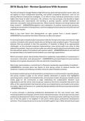 D016 Study Set &ndash; Review Questions With Answers