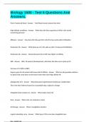 Biology 1500 - Test 6 Questions And Answers&period;