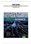 Test Bank &ndash; Neuroscience&comma; 7th Edition by George J&period; Augustine & Jennifer M&period; Groh &ndash; All Chapters 1 to 34