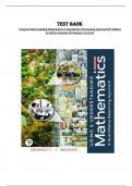 Test Bank &ndash; Using & Understanding Mathematics&colon; A Quantitative Reasoning Approach&comma; 8th Edition by Jeffrey Bennett &ndash; All Chapters Covered