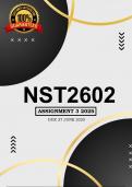 NST2602 Assignment 3 ANSWERS 2025 